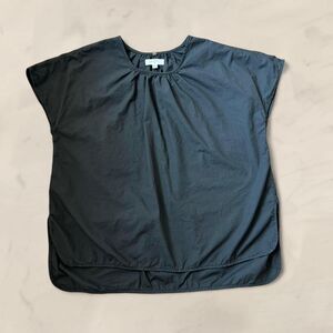 billy reid black cotton cap sleeve blouse size XS minimalist